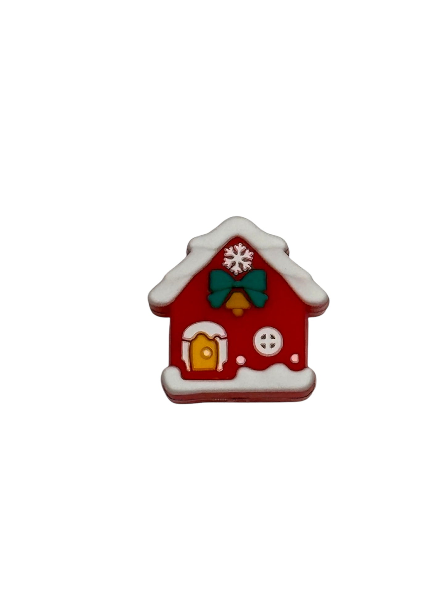 3D Christmas House Focal Bead