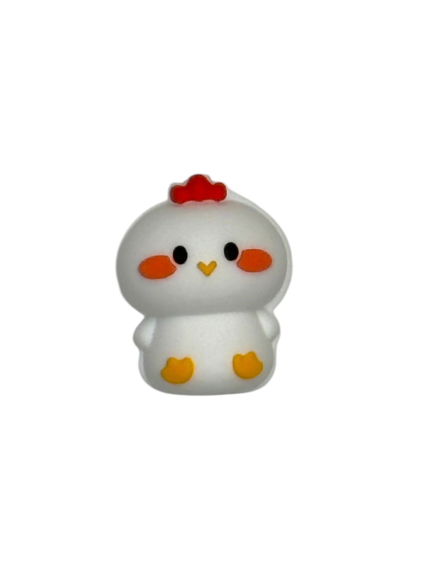 3D Chicken Focal Bead