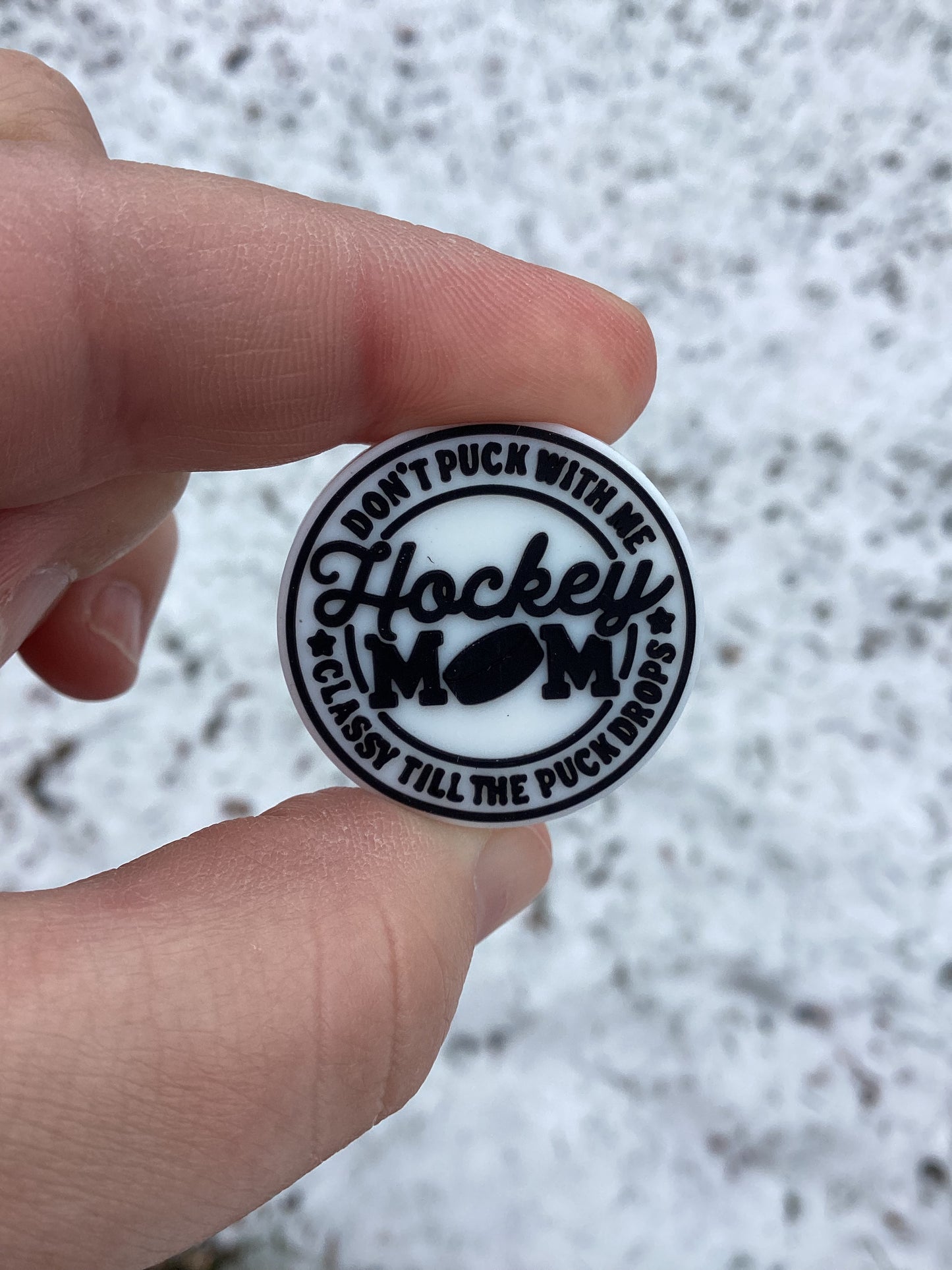 Hockey Mom Focal Bead