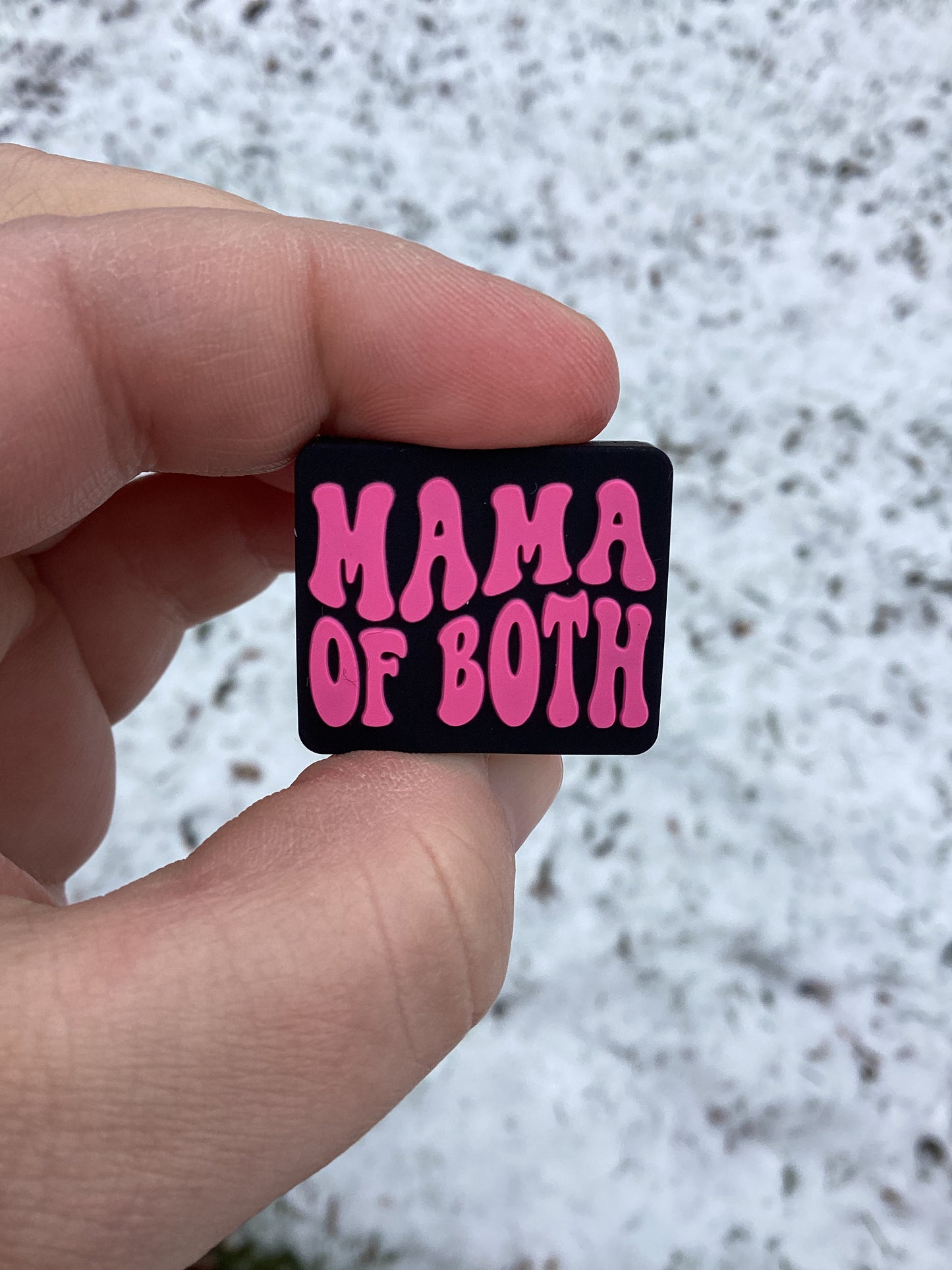 Mama of Both Focal Bead