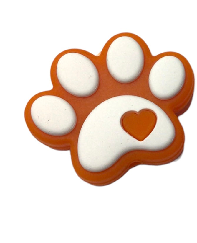 Dog Paw Focal Bead