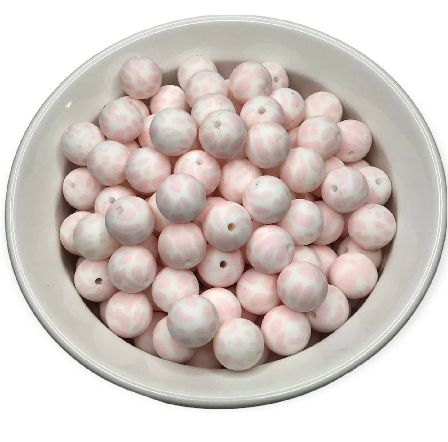 15mm Pink Blossom Cow Print