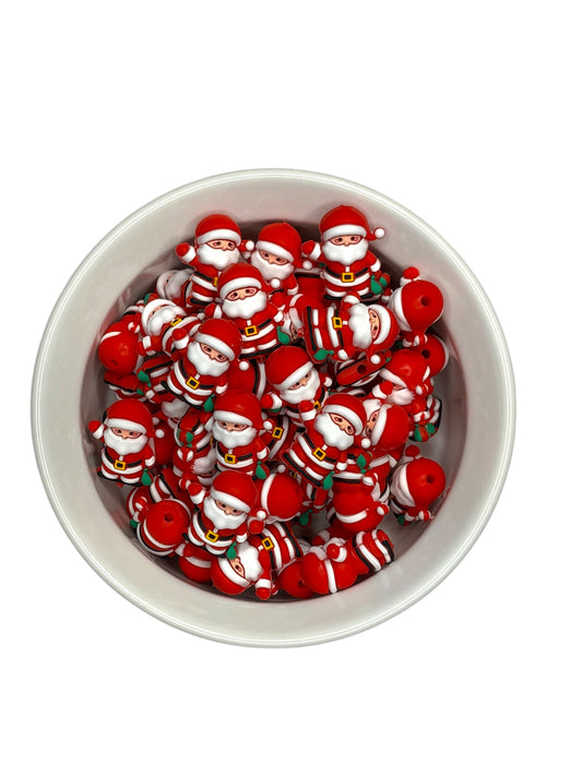 3D Santa Focal Bead