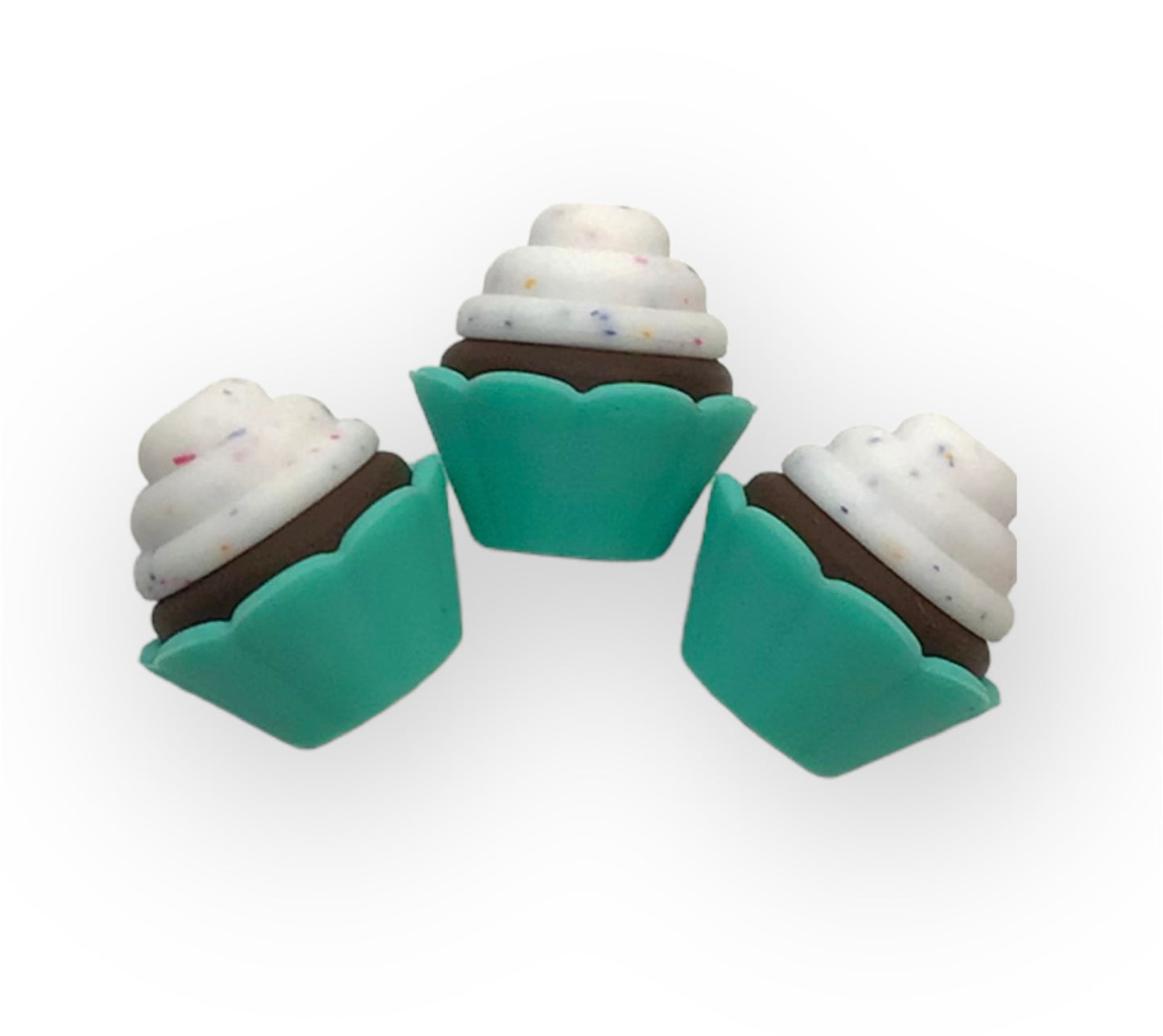 3D Cup Cake Focal Bead