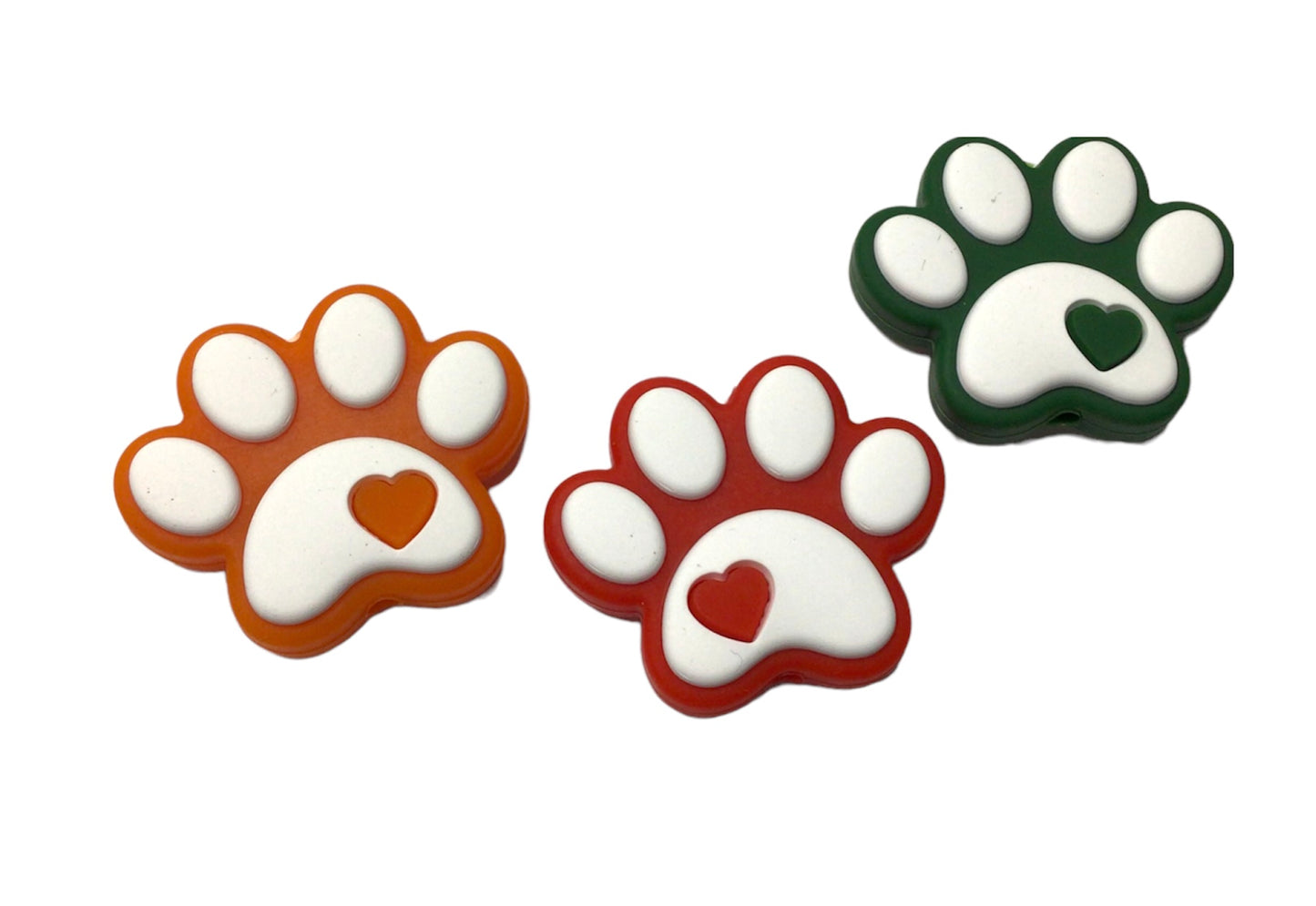 Dog Paw Focal Bead