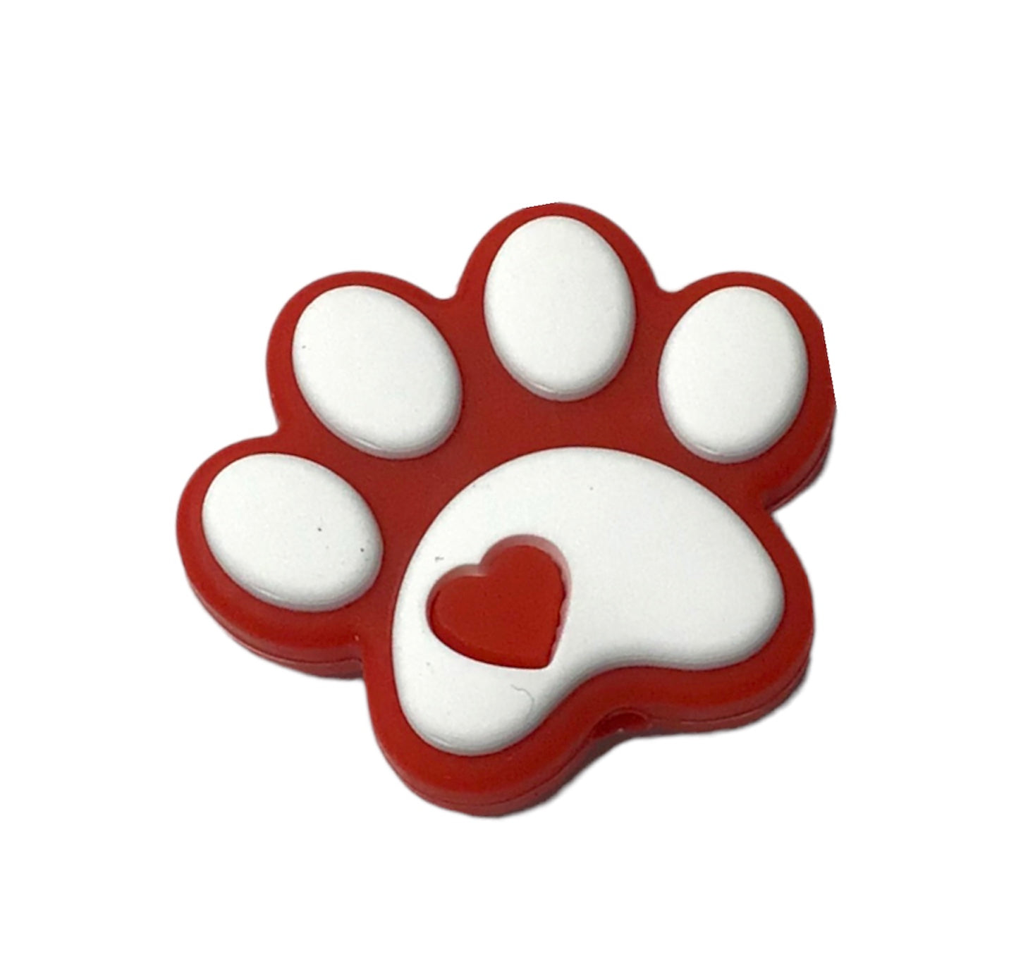 Dog Paw Focal Bead