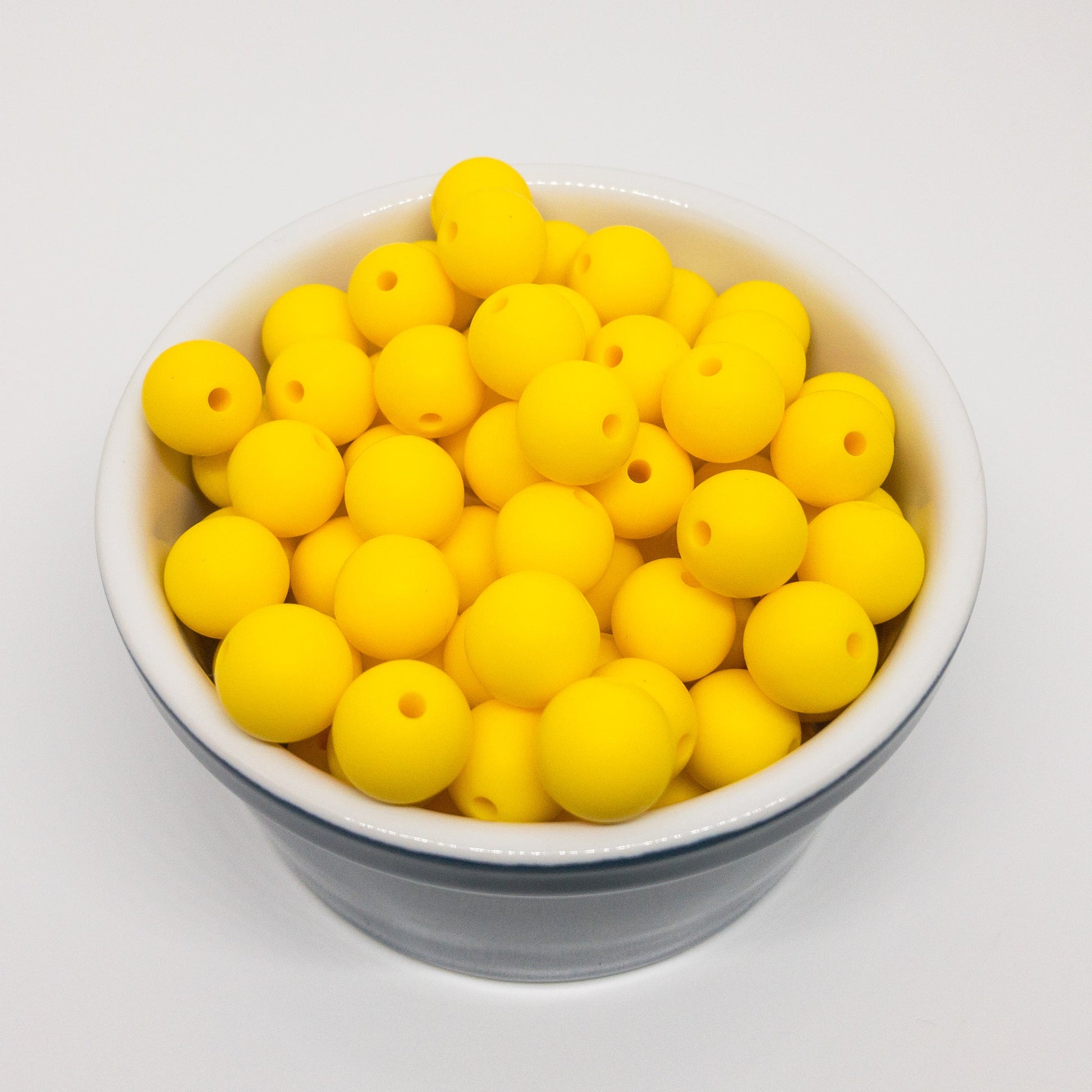 12mm Sunshine Yellow Round Silicone Beads, Yellow Round Silicone Beads,  Beads Wholesale