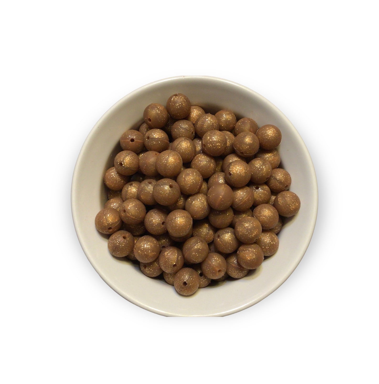 15mm Round Glitter Beads (Discontinued)